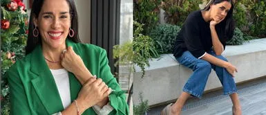 Gianella Neyra redefine el saco largo con un toque coqueto y elegante Gianella Neyra redefine el saco largo con un toque coqueto y elegante