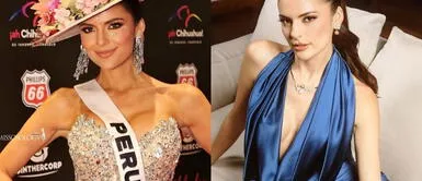 Tatiana Calmell deslumbra como la mujer dorada con un magnífico vestido drapeado Tatiana Calmell deslumbra como la mujer dorada con un magnífico vestido drapeado