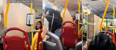 Peruanas llevan gigante smart TV en bus y pasajeros quedan en shock Peruanas llevan GIGANTESCO smart TV en bus y pasajeros quedan en shock: "Solo en Perú"