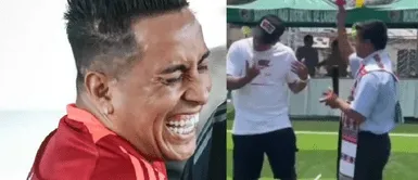 Christian Cueva reacciona cuando sacerdote le echa agua bendita Christian Cueva sorprende con reacción cuando sacerdote le echa agua bendita: “Quiere hacer milagros”