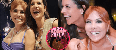 Magaly Medina y María Pía Copello se divierten juntas Magaly Medina y María Pía Copello ignoran las críticas y presumen de su amistad juntas en concierto