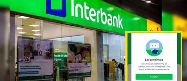 Interbank se ha vuelto a caer: reportan que aplicación no funciona ni las transacciones Interbank se vuelve a caer: reportan que aplicación no funciona