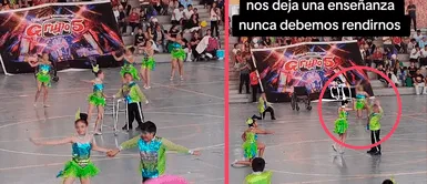 Niño con discapacidad deja su andador para brillar en la pista de baile en actuación escolar Niño con discapacidad deja su andador para brillar en la pista de baile en actuación escolar: "No debemos rendirnos"
