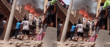 Incendio arrasa con múltiples casas en SJL. Desgarrador incendio en SJL arrasa con múltiples casas de materiales inflamables en Huáscar