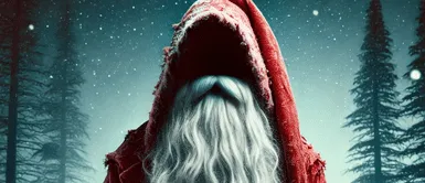 El verdadero rostro de Santa. ¡Escalofriante revelación! La IA muestra el rostro oscuro y siniestro de Papá Noel