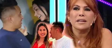 Magaly Medina expone a Christian Cueva. Magaly Medina expone a Christian Cueva.