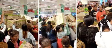 Peruanos se pelean en conocido supermercado de Lima para comprar panetón Peruanos se pelean en conocido supermercado de Lima para comprar panetón