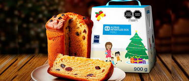 El panetón de Aldeas Infantiles SOS Perú estará disponible, para el público en general . Panetón solidario aportará cerca de dos millones de raciones de alimentos