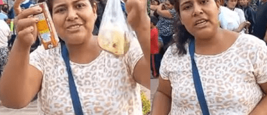 Vecina reclama por chocolatada en Cañete que no entregó juguetes. ¡Indignante! Vecina reclama por chocolatada que no entregó juguetes y genera polémica