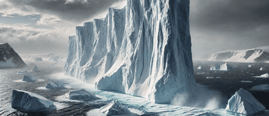 El iceberg más grande del mundo se fractura El iceberg más grande del mundo se fractura y avanza hacia tierra firme: su impacto alteraría todo el clima global