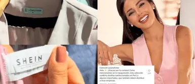 Marca de Luciana Fuster responde a usuaria de TikTok que expuso etiqueta de Shein en su ropa Marca de Luciana Fúster da impensada respuesta a joven que denunció estafa
