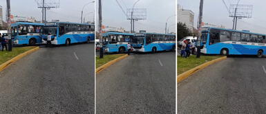 Choferes de "Los Chinos" protagonizan terrible pelea tras accidente de tránsito en la Panamericana Norte Choferes de "Los Chinos" protagonizan terrible pelea tras accidente de tránsito en la Panamericana Norte