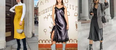 El combo perfecto 2025: vestido lencero y botas para un look elegante y cómodo. Vestido lencero y botas: el look perfecto para todas las estaturas en 2025