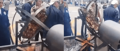 Jóvenes peruanos crean parrilla automática y usuarios dicen. ¡Revolución culinaria! Jóvenes peruanos crean parrilla automática que cocina pollo al instante “Prepara pollo al átomo”