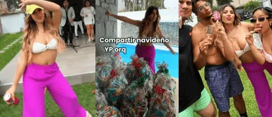 Yahaira Plasencia organiza gran agasajo navideño para sus empleados Yahaira Plasencia se luce con gran agasajo navideño para sus trabajadores: Buffet, canasta y regalos