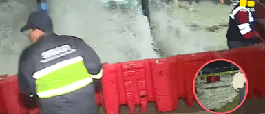 Reportero huye de enorme ola en el Callao Reportero de Latina TV salió corriendo tras ser sorprendido en vivo por enorme ola en el Callao