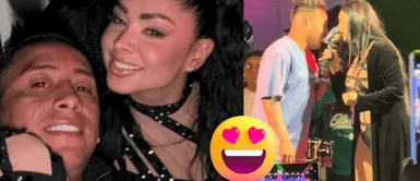 Pamela Franco y Christian Cueva se juran amor frente a todos Pamela Franco y Cueva presumen su amor en pleno concierto: “Te quiero como nunca nadie te amó”