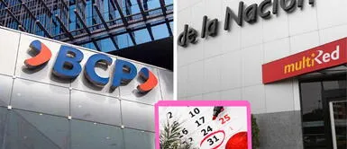 Conoce los horarios de los bancos. Bancos abiertos el 31 de diciembre: Horarios de atención del BCP, Interbank y otros