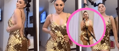 Pamela franco imita a Marisol. Pamela Franco copia el icónico vestido de Marisol y 'La Faraona' responde con contundente mensaje