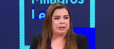 Milagros Leiva muerte de su padre Milagros Leiva llora en vivo al enterarse de la muerte de su padre