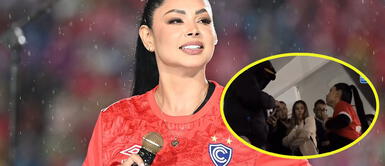 Cienciano incomodó a Pamela Franco. Cienciano tomó sorpresiva decisión tras presentación de Pamela Franco y que la incomodó: ¿Qué paso?