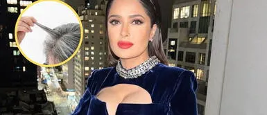 Salma Hayek sorprende con su truco DIY para cubrir las canas ¡Revela el secreto! Salma Hayek revela su secreto para esconder las canas sin necesitar una peluquería