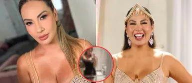 Pamela López demuestra su fuerza con un vestido de la venganza tras polémica Pamela López demuestra su fuerza con un vestido de la venganza tras polémica