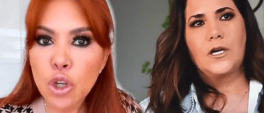 Magaly Medina encara a Andrea Llosa Magaly 'explota' contra Andrea Llosa tras entrevista a Cueva: "Su estilo ya aburre"