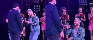 Adolfo Aguilar le pide MATRIMONIO a su novio en EVENTO PÚBLICO Adolfo Aguilar le pide matrimonio a su novio en evento público