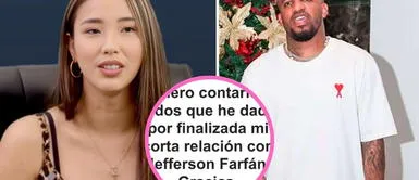 La modelo lanza este contundente mensaje en redes sociales. Xiomy Kanashiro rompe su vínculo con Farfán con este comunicado: "Finalizada"