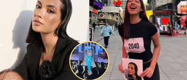 Brenda Mato, actriz de 'Al fondo hay sitio' brilla en su primera pasarela en Nueva York Brenda Matos, actriz de 'Al fondo hay sitio' brilla en su primera pasarela en Nueva York