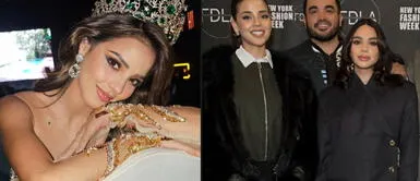 Luciana Fuster Luciana Fuster brilló en la pasarela de NYFW con un exclusivo look de diseñador peruano