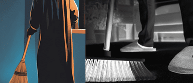 Barrer de noche es malo. La escalofriante razón por la que no debes barrer tu casa en las noches