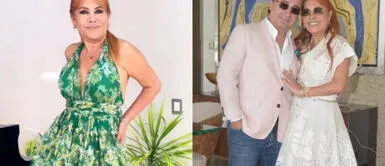 Magaly Medina Magaly Medina celebra San Valentín con un look de princesa lleno de glamour