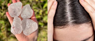 Adiós caspa y grasa: así funciona la piedra de alumbre en tu cabello Adiós caspa y grasa: así funciona la piedra de alumbre en tu cabello