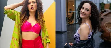 Connie Chaparro marca tendencia con bikini animal print de estampado vaca Connie Chaparro marca tendencia con bikini animal print de estampado vaca