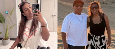 Esposa de Jorge Luna cautiva en la playa con traje de baño atrevido Melissa Gonzales: esposa de Jorge Luna brilla en las playas de Bahamas con audaz traje de baño