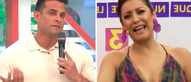La conductora lanza este fuerte mensaje a su pareja. Karla Tarazona responde furiosa tras el posible regreso de Christian a ‘América Hoy’