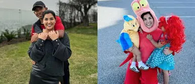 Hijas de Ana Siucho encantan con dulces matching outfits para recibir marzo Hijas de Ana Siucho encantan con dulces matching outfits para recibir marzo