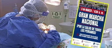 La concentración se dará en la Plaza San Martín del Centro de Lima. Odontólogos del Perú anuncian marcha nacional este 5 de marzo