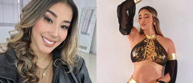 Xiomy Kanashiro desata ola de suspiros con un magnífico vestido de estampado mármol Xiomy Kanashiro desata ola de suspiros con un magnífico vestido de estampado mármol