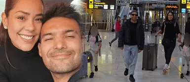 Karen Schwarz y Ezio Oliva se lucen juntos con sus hijas Karen Schwarz deja el país con sus hijas para unirse a Ezio Oliva en importante momento