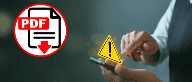 Estafa con archivos PDF. Alerta máxima: Nueva estafa con archivos PDF en chats podría vaciar tus cuentas