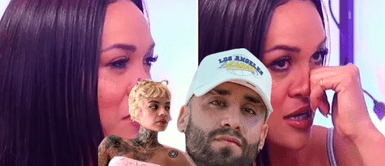 Angie Arizaga y Jota Benz con Melissa Gate Angie Arizaga llora desgarradoramente en medio de la revelación de encuentro entre modelo y Jota