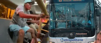 Insólito en el Metropolitano: pasajero usa taladro para desmontar piezas del bus para no ir “apretado” Insólito en el Metropolitano: pasajero usa taladro para desmontar piezas del bus para no ir “apretado”