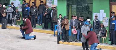 Alcalde se arrodilla ante su esposa para pedirle perdón por infidelidad. Escándalo en Huacullani: alcalde suplica perdón de rodillas tras difusión de video polémico
