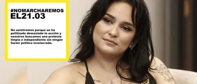 DANIELA DARCOURT recibe LLUVIA DE CRÍTICAS tras acusar de DELINCUENTES a los que marcharán y luego eliminar su video Daniela Darcourt recibe lluvia de críticas tras acusar de delincuentes a los que marcharán y luego eliminar su video