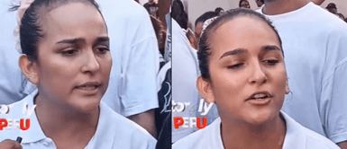 Daniela Darcourt es encarada en marcha Daniela Darcourt es encarada por mujer en la marcha nacional contra la inseguridad: "No trate de quedar bien"