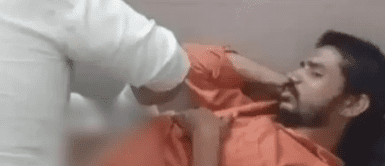 Hombre herido. Hombre intenta operarse solo guiado por YouTube y acaba al borde de la muerte