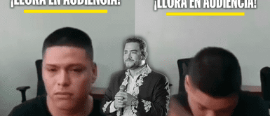 Marianito llora en audiencia "Marianito", presunto autor del asesinato del cantante Paul Flores, lloró durante la audiencia